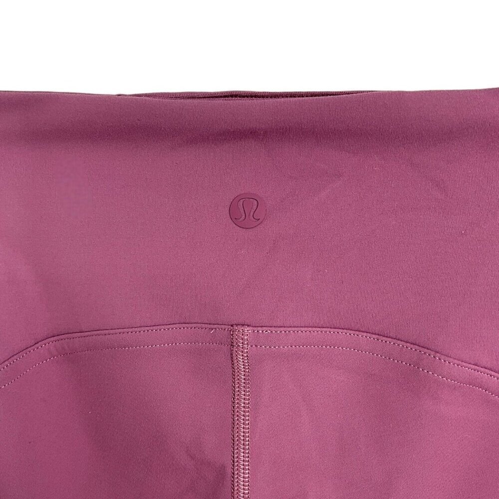 Lululemon InStill High Rise Crop Leggings 23" Vintage Plum 4 Yoga Train Pilates - Picture 6 of 6